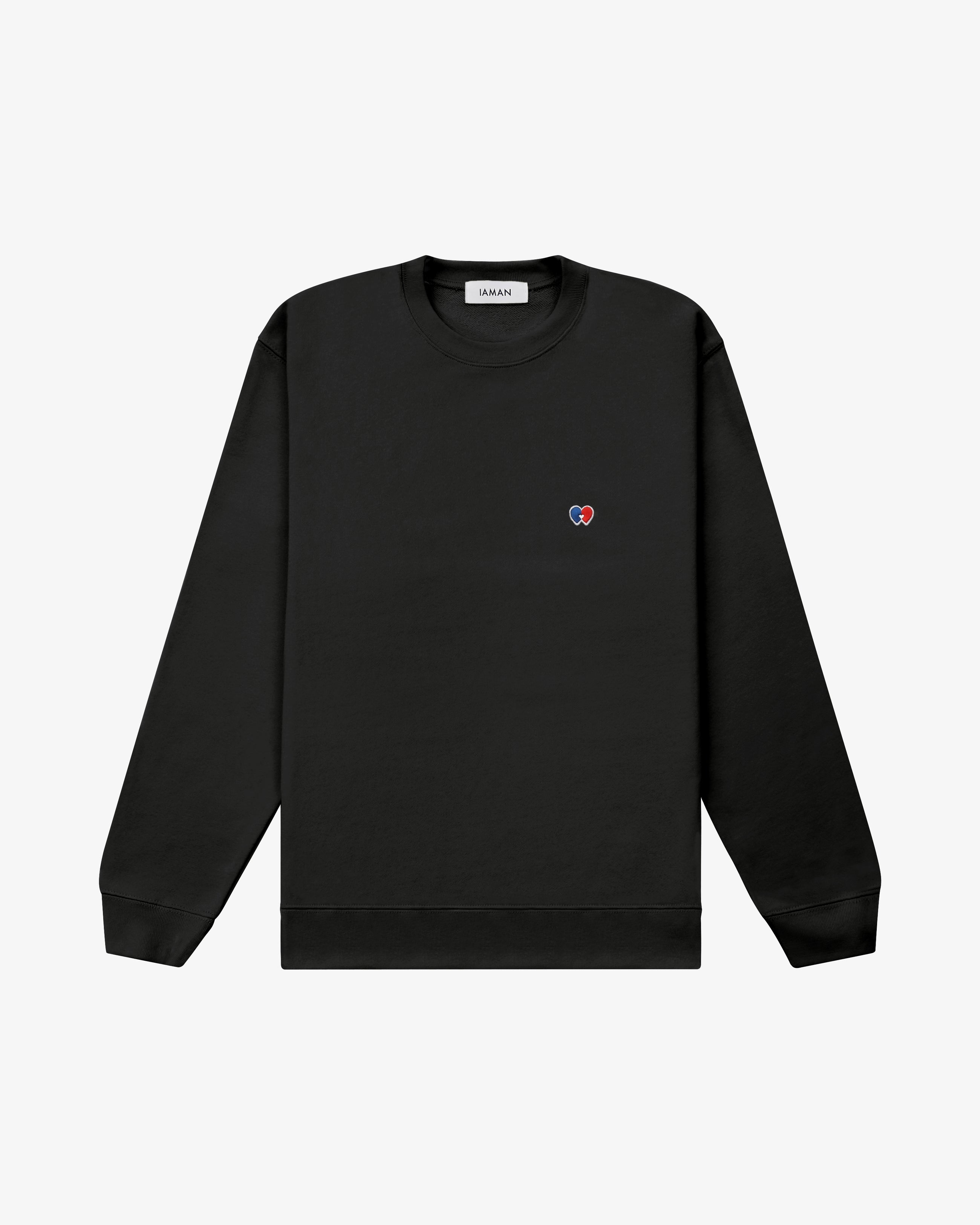 Logo Patch Sweatshirt_Black