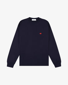 Logo Long-Sleeve T-Shirt_Navy