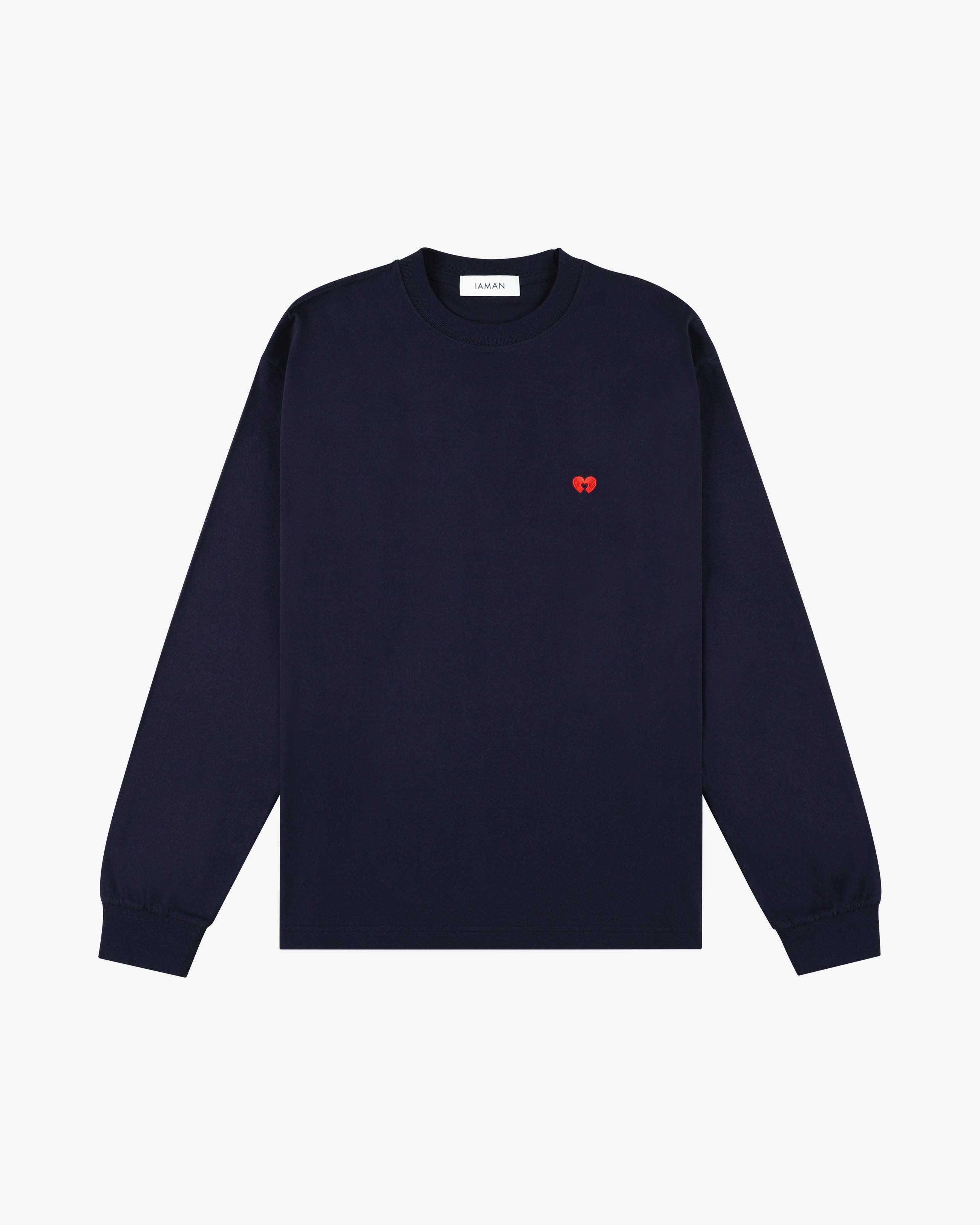 Logo Long-Sleeve T-Shirt_Navy