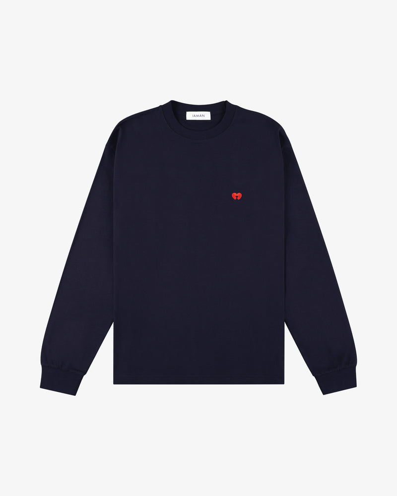 Logo Long-Sleeve T-Shirt_Navy