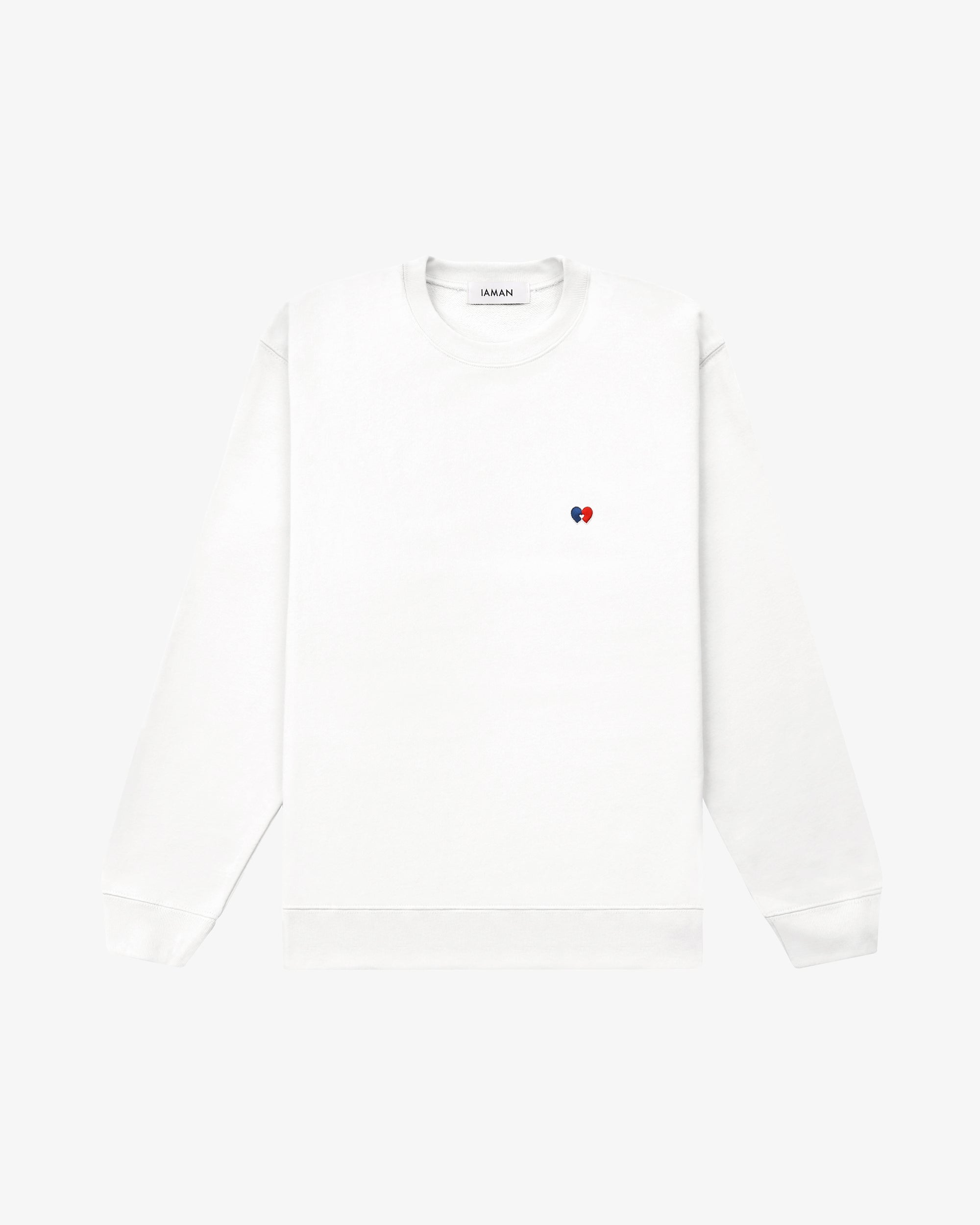 Logo Patch Sweatshirt_White