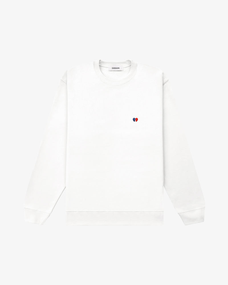 Logo Patch Sweatshirt_White